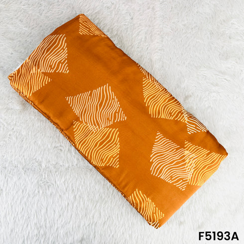 Digital Print Viscose Modal Satin Fabric- F5193